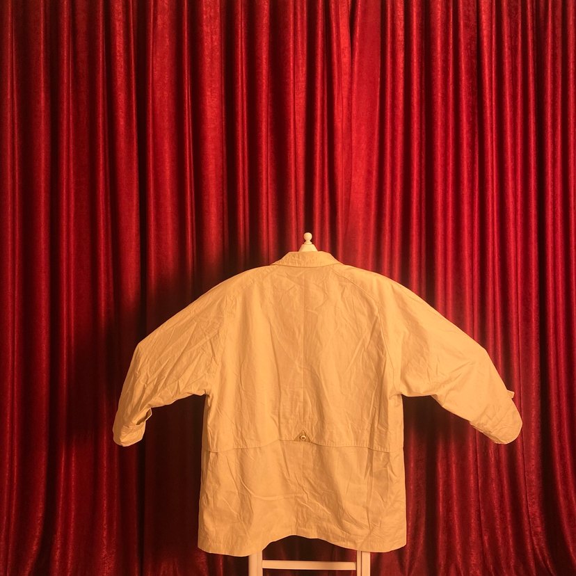 Bej Vintage Rüzgarlık - Görsel 2