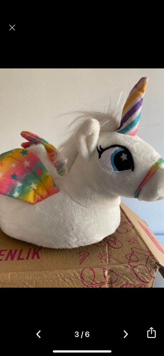 Kız Çocuk panduf ev ayakkabısı - Görsel 2