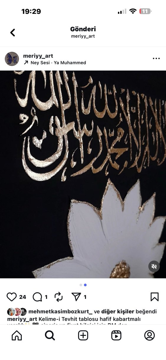 Kelime-i tevhit  Tablo - Görsel 2