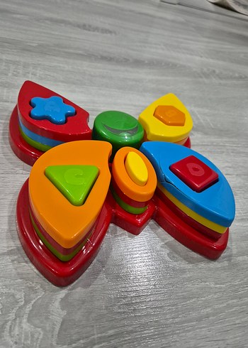  Beden Renkli Kelebek Şekilli Eğitici Oyuncak