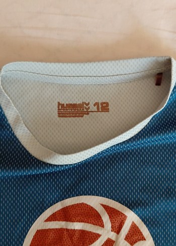 Erkek çocuk Mavi Kısa Kollu Spor Forması Hummel - Görsel 3