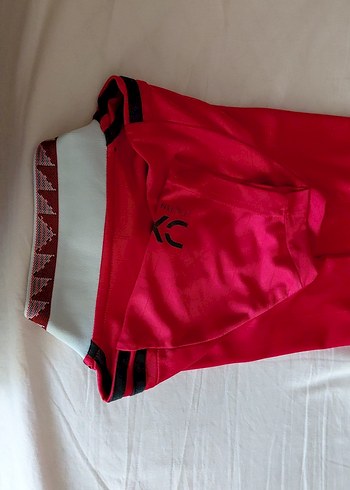 xs Beden kırmızı Renk Kırmızı Erkek Kısa Kollu Polo Yaka Forma