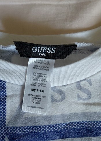 Guess Guess Marka Mavi Baskılı Kadın Tişört