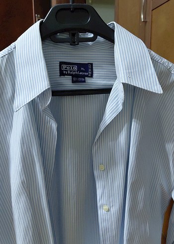 bayan uzun kollu gömlek çizgili Polo markası - Görsel 2