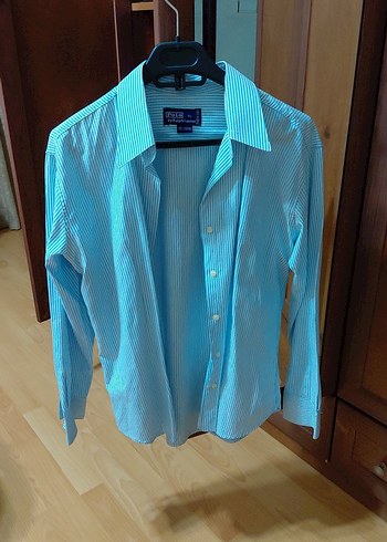 bayan uzun kollu gömlek çizgili Polo markası - Görsel 3