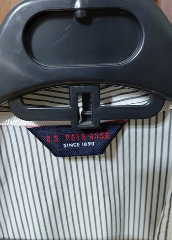 Bej Çizgili Uzun Kollu Kadın Gömlek polo orijinal - Görsel 3