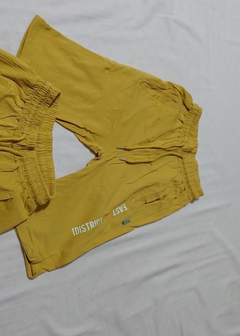 Sarı Mini erkek çocuk Şort beli lastikli - Görsel 2