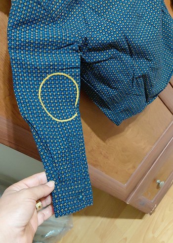4 Yaş Beden mavi Renk Erkek Çocuk Uzun Kollu Düğmeli Gömlek