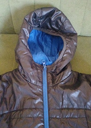 Erkek çocuk Siyah Fermuarlı Mont - Görsel 2