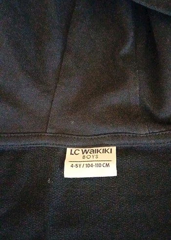 Siyah Kapüşonlu Fermuarlı Erkek Çocuk Yelek - Görsel 3