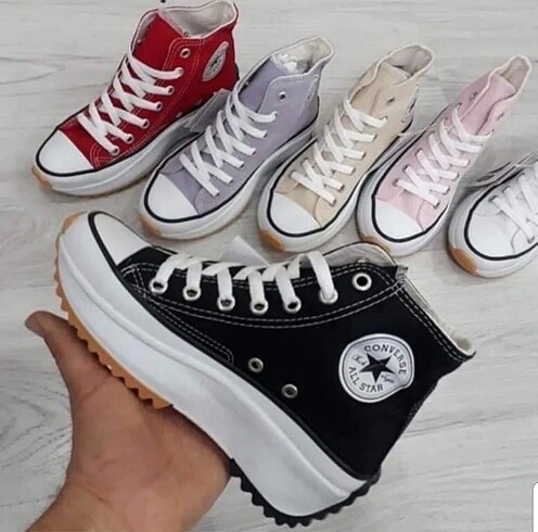 Converse Run Star Hike Siyah Bayan
