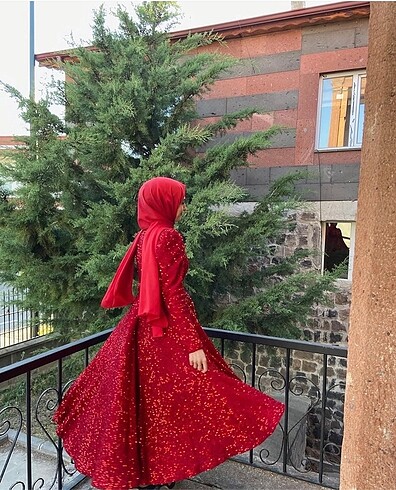 Diğer Kırmızı abiye
