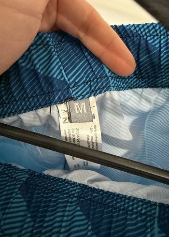 Erkek Lacivert Geometrik Desenli Şort - Görsel 4