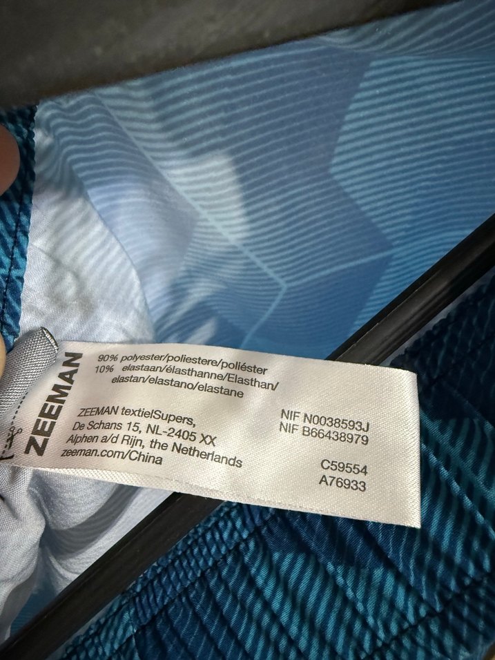 Erkek Lacivert Geometrik Desenli Şort - Görsel 5