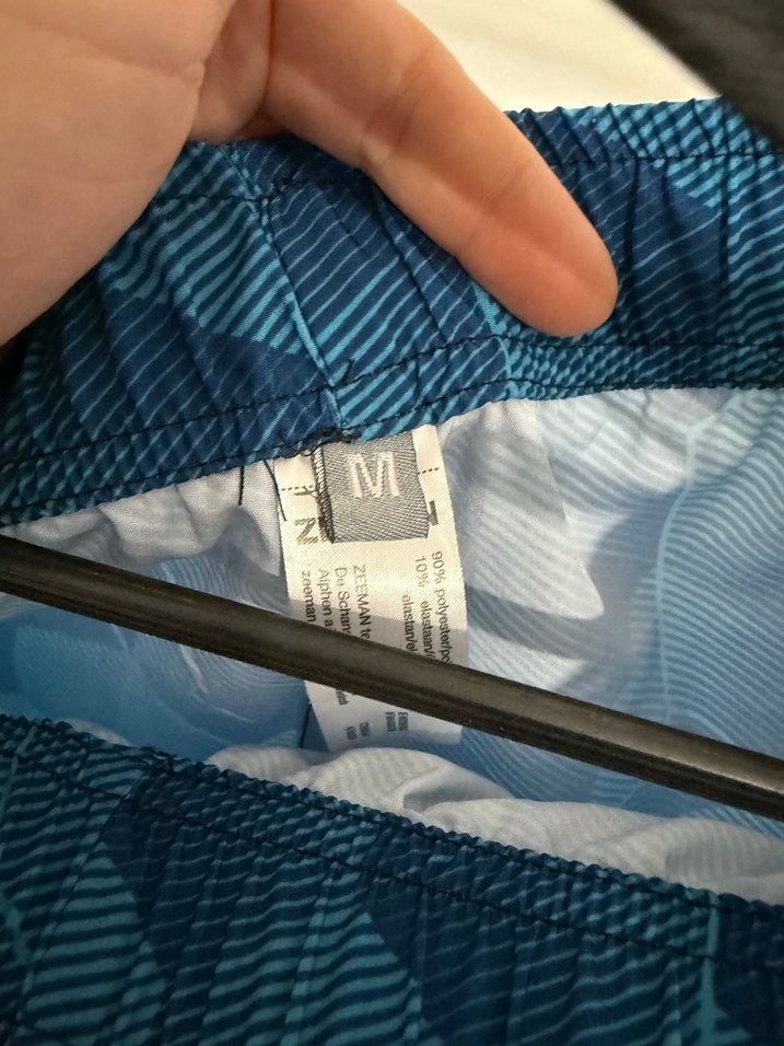 Erkek Lacivert Geometrik Desenli Şort - Görsel 4