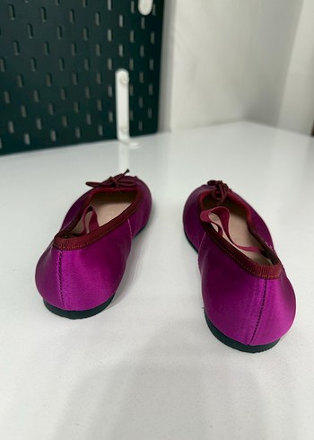 Jakadı  Paris  Mor Saten Fiyonk Detaylı Kız Babet - Görsel 3