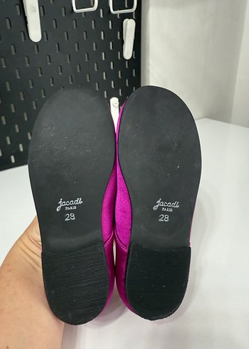 Jakadı  Paris  Mor Saten Fiyonk Detaylı Kız Babet - Görsel 6