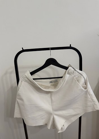 Beyaz Mini Hamile Şortu - Görsel 2