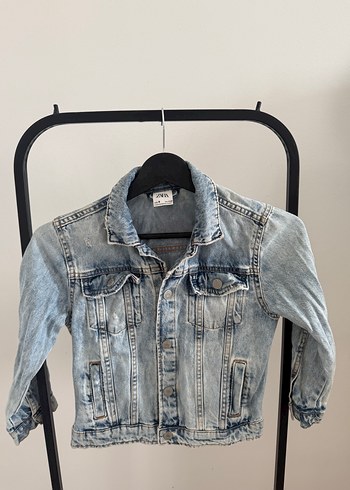 Zara erkek çocuk kot mont - Görsel 2