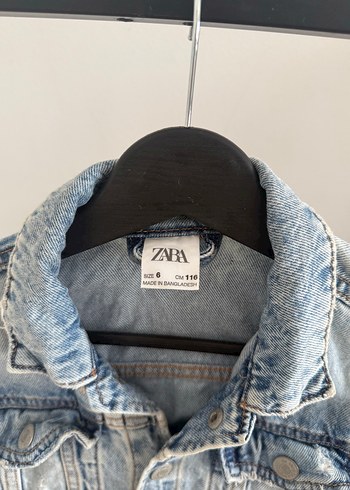 Zara erkek çocuk kot mont - Görsel 4