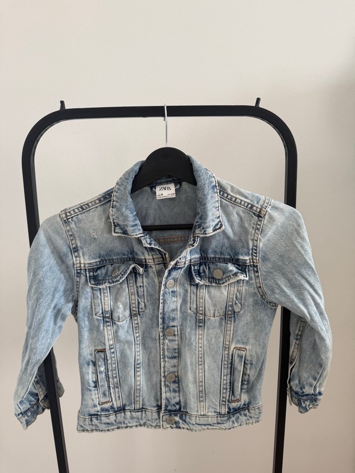 Zara erkek çocuk kot mont - Görsel 2