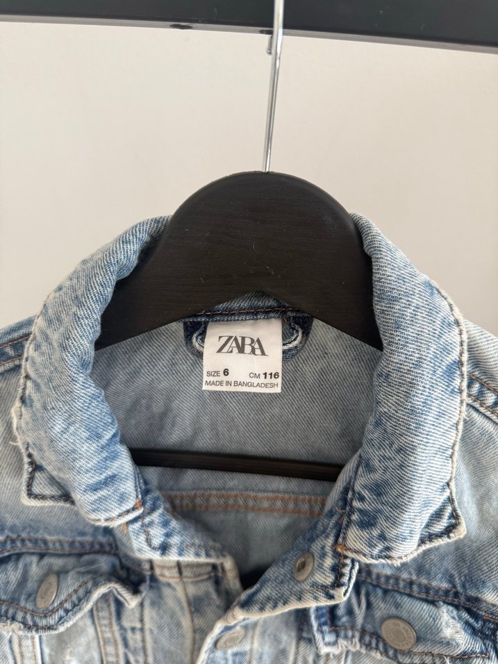 Zara erkek çocuk kot mont - Görsel 4