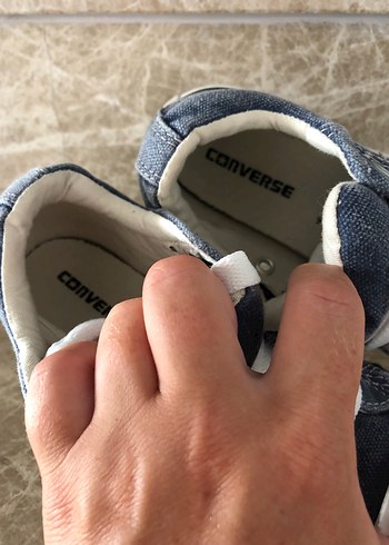 31 Beden mavi Renk Converse çocuk Denim Spor Ayakkabı
