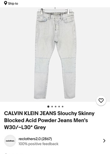 Gri Batik Desenli Bol Kesim Jean - Görsel 7