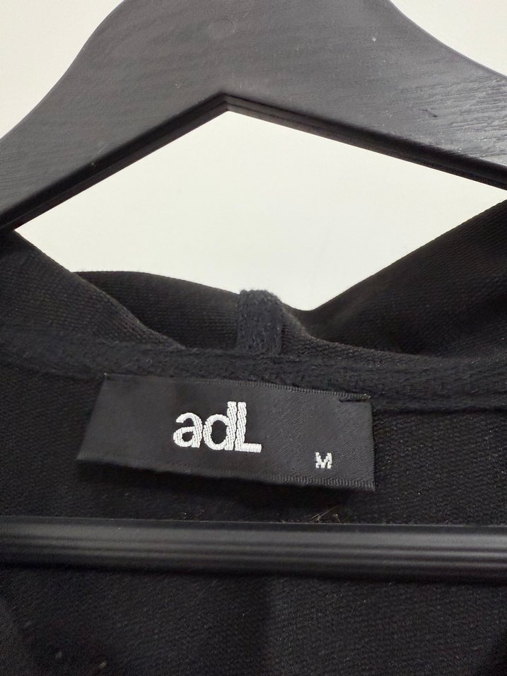 Siyah Kapüşonlu Oversize Sweatshirt - Görsel 4