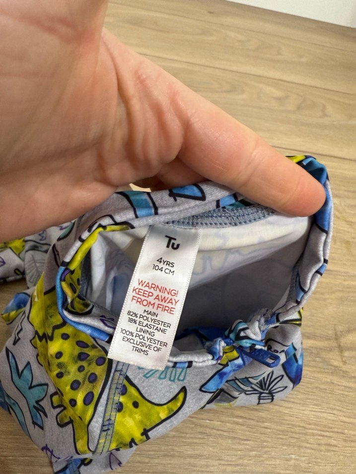 Erkek Çocuk Renkli Dinozor Desenli Kısa Kollu Mayo - Görsel 3