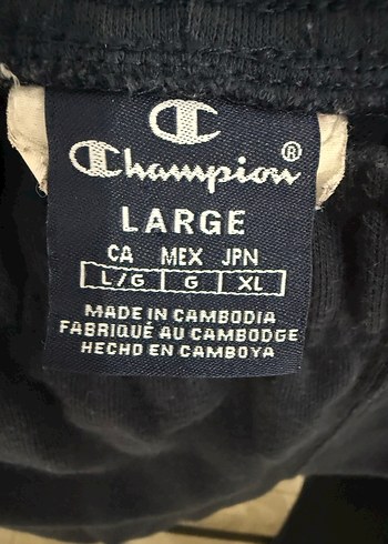 Champion Siyah Rahat Kesim Erkek Eşofman Altı - Görsel 2