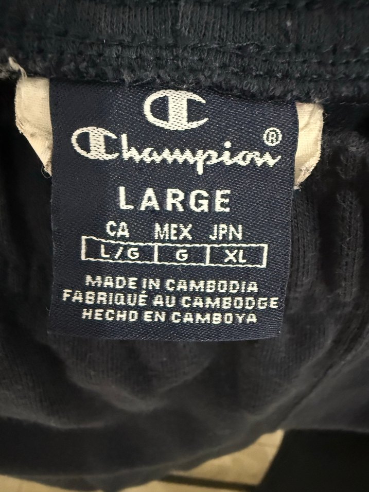 Champion Siyah Rahat Kesim Erkek Eşofman Altı - Görsel 2