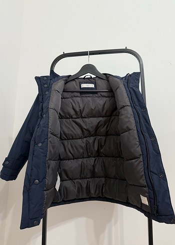 Erkek Çocuk Lacivert Düğmeli Mont - Görsel 4