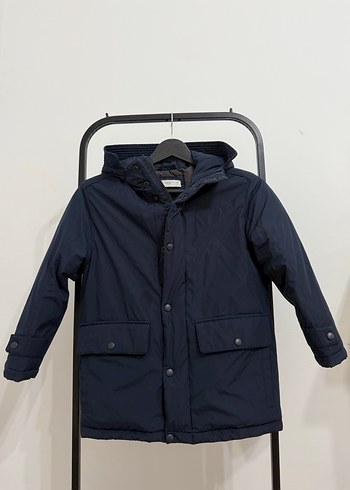 Erkek Çocuk Lacivert Düğmeli Mont - Görsel 2