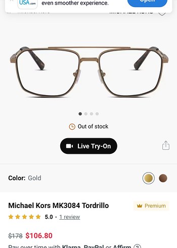 Klasik Bej Kadın Gözlüğü - Görsel 8