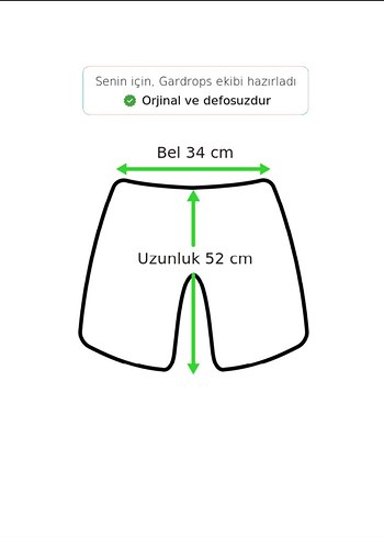 Ekose Desenli Kemerli Kadın Bermuda Şort - Görsel 5