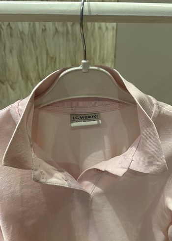 Kız Çocuk Pembe Keten Gömlek - Görsel 2