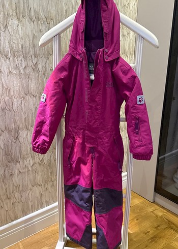 Mor Bebek Kız Kayak Tulumu Velcro Kapamalı - Görsel 4