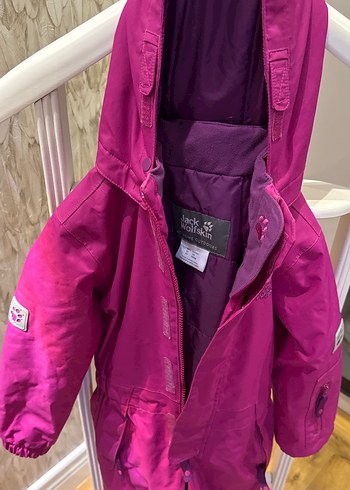 Mor Bebek Kız Kayak Tulumu Velcro Kapamalı - Görsel 3