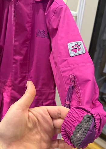 Mor Bebek Kız Kayak Tulumu Velcro Kapamalı - Görsel 8