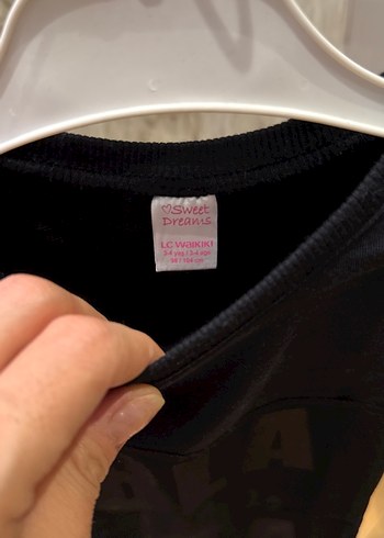 Siyah Baskılı Çocuk Sweatshirt - Görsel 3