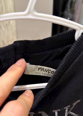 Kız Çocuk Siyah Uzun Kollu Fırfırlı Elbise - Görsel 2