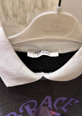 Çocuk  Mor Goth Sweatshirt Elbise - Görsel 2