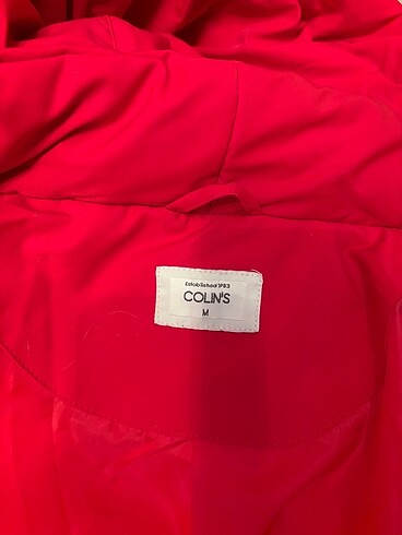 m Beden Kırmızı colins mont