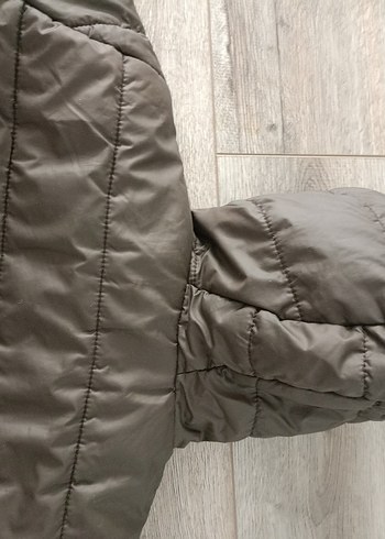 Kapüşonlu Gri Erkek Mont - Görsel 4