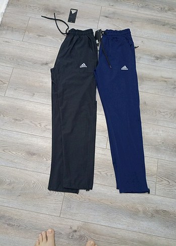 Adidas Erkek Mavi ve Siyah Rahat Eşofman - Görsel 6