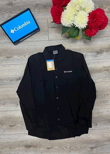 Columbia Siyah Erkek Uzun Kollu Gömlek - Görsel 2