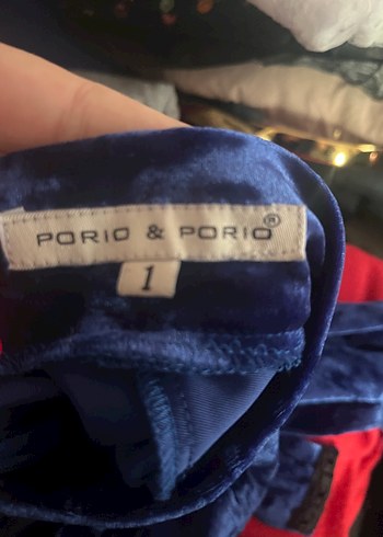 Saks Mavisi Bağlamalı Yüksek Yakalı Kadın Body - Görsel 4