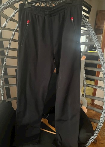 Fermuarlı Siyah  Eşofman - Görsel 4