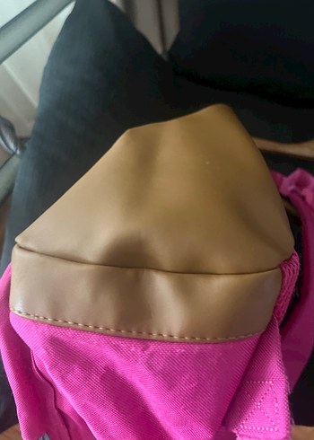 Pembe Fermuarlı Kadın Sırt Çantası - Görsel 6